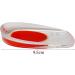 KUOU Orthopedic Gel Cushion Inserts - 1.7 cm Heel Lifters for Comfort | Transparent Shoe Insoles - 2 Pairs - Buy Online on GoSupps.com
