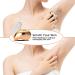 Crystal Hair Eraser - Painless Exfoliation Hair Remover for Arms, Legs, Back - Reusable & Washable - Portable Epilator - Fast & Easy - Gold - Buy Online on GoSupps.com