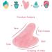 Gua Sha Stone Rose Quartz Tool | Daily Anti-Aging Skin Massage for SPA Therapy - Buy Online on GoSupps.com