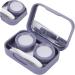 Dewin Sweet Portable Travel Contact Lens Container - Light Purple Soaking Storage Box & Set - Buy Online on GoSupps.com