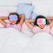 Shop WLLHYF 4 Pcs Plush Rainbow Eye Masks | Soft & Comfortable Furry Sleep Covers for Adults & Kids | Perfect for Travel & Napping - Buy Online on GoSupps.com