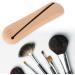 Silicone Makeup Brush Bag - Large Capacity Dustproof Holder for Home & Travel | Brown Portable Design - Buy Online on GoSupps.com