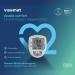 VISOMAT 24050 Double Comfort Blood Pressure Monitor - Upper Arm Accurate 2-Fold Measurement with Microphone Cuff (23-43cm) - Buy Online Ship Internationally - Buy Online on GoSupps.com