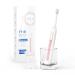 RTTTears Electric Toothbrush for Adults and Kids Rechargeable Sonic Toothbrushes 5 Optional Modes 3 Intensity Levels 3 Replacement Brush Heads(Pink) White