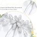 Unicra Bride Wedding Crystal Hair Pins - Silver Bridal Hair Pieces for Women and Girls - Buy Online on GoSupps.com