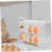 ABOOFAN Egg Carton Refrigerator Dispenser Plastic Egg Holder Multi-Layers Eggs Holder Automatic Egg Rack - Buy Online on GoSupps.com