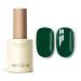 MEGIOR Dark Green Gel Nail Polish 15ml Jade Green Gel Polish High Gloss Soak Off UV LED Nail Gel Polish for Nail Art Manicure Salon DIY Home Gift for Girls