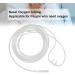 Syrisora Oxygen Tubing Transparent Plastic Household Nose Oxygen Tube for Elderly Patients (3 Meters/9.8 Feet) - Buy Online on GoSupps.com