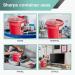 AdirMed 1.5 Quart Sharps Disposal Container - Biohazard Syringe Disposal for Home, Clinic, Office, Barber - Flip-Open Lid - Buy Online on GoSupps.com