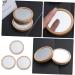 Minkissy 6-Piece Rustic Makeup Mirror Set with Wooden Frame - Portable, Compact, Handheld Vanity Mirrors for Women - Ideal for Travel and Gifts - Buy Online on GoSupps.com