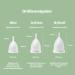 Allmatter Menstrual Cup Size A - Soft Medical Silicone for Virgins | Eco-Friendly & Comfortable - Buy Online on GoSupps.com