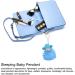 Buy mlida Sleeping Baby Pendant Keychain | Fluffy Fur Doll Luggage Tag | Cute International Shipping - Buy Online on GoSupps.com