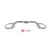 Pony Eggbutt Snaffle Horse Bit with Copper Roller and Inlay (3.5") - Buy Online on GoSupps.com