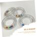 SAFIGLE 30 Pcs Transparent Circle Rattle Set for Infant Nursing Teether - Calming & Soothing Bed Molar Rattles - Portable Newborn Teething Toys - Buy Online on GoSupps.com