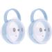 Milists 2-Piece Cartoon Animal Pacifier Storage Case - Clear Dust-Proof Container for Travel & Home - Ideal for Baby Essentials - Buy Online on GoSupps.com