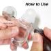 HVSSY 6 Pack Glass Essential Oil Roller Bottles - Refillable Travel Perfume Bottles with Caps & Accessories | 30ml Clear Perfume Bottles for Essential Oils & Cosmetics - Buy Online on GoSupps.com