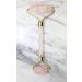 Rose Quartz Double Roller Face Roller - Facial Massage Tool for Skin Rejuvenation - Buy Online on GoSupps.com