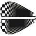 3D Black & White Checkerboard Hair Towel | Ultra-Soft Super Absorbent Microfiber Wrap for Long Curly & Thick Hair - Quick Dry Coral Velvet - Buy Online on GoSupps.com
