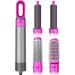 EWSBI Hair Dryer Brush Set 5 in 1 Detachable Blow Dryer Brush with Negative Ion Technology, Suitable for Straightening, Curling, Blow Drying of Hot Air Brush Pink
