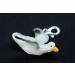 Handmade Miniblings Seagull Charm Zipper Puller - Silver-Plated Bird Jewelry for Summer Vacations | Unique Bracelet Trailer & Beggar Pendant - Buy Online on GoSupps.com