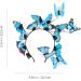 FRCOLOR Butterfly Fascinator Hat Derby Headband Light Up Festival Crown Halloween Costume Boho Wedding Headpiece for Women Girls Carnival Party - Buy Online on GoSupps.com