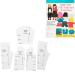 YICBOR Quilting Rulers and Templates, Quick-Trace Doll Fashions Templates Wardrobe Basic Using Five Durable Plastic Template Patterns(1Set5pcs)