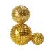 D DOLITY 3 pieces magnetic acupressure balls - gold