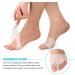 HERCHR Gel Toe Separators Bunion Corrector with Metatarsal Pads - Foot Toe Protector for Women Men - Buy Online on GoSupps.com
