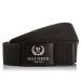 MEN'S FASHION BELT BLACK TROUSERS BELT WITH ONE BUCKLE PAOLO PERUZZI 115 CM PW-12-PP