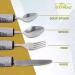 4Pcs Easy Grip Adaptive Cutlery Set for Arthritis & Parkinson's - Large Wide Handles, Elderly & Disabled Utensils in Grey - Buy Online on GoSupps.com