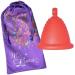 Me Luna Menstrual Cup Classic Ball Red Size Shorty S