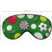 Sport Ball Pattern Sleep Mask - Adjustable Eye Cover for Men and Women | Block Light for Better Sleep and Travel | Nap Blindfold with Comfortable Strap - Buy Online on GoSupps.com