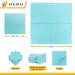 HEKU 100 Light Blue 3-Layer Napkins - 33x33cm Highly Absorbent Stylish & Uniform Quality for Events | Practical 5-Pack - Buy Online on GoSupps.com