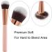 2pcs Face Self Tanning Flat Top Brush & Blending Applicator - Pink - Buy Online on GoSupps.com