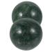 Baluue 2 Pieces Jade Ball Baoding Ball Exercise Balls Chinese Health Stress Relieve Hand Exercise Massage Balls Green 40 mm