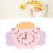 Cartoon Animal Alarm Clock Teething Toy | Infant Silicone Chew Toy (Type 2) - Gum Relief & Cute Design - Buy Online on GoSupps.com