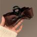 French Brown Bow Hair Claw Clip Bowknot Hair Barrette Large Hair Clip Bow Hair Dress Up Hair Pins Party Christmas Valentine's Day Hair Accessories - Buy Online on GoSupps.com