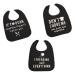 HACLEN Adult Bibs 3 Pieces Waterproof Adultbibs Stylish Adult Bibs for Eating Reusable Clothing Protector Easy to Clean 1