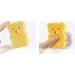Kids Bath Sponge | Soft Baby Body Wash Scrubber Wood Pulp Sponge | Cute Shower Brush Dead Skin Remover Bath Rub Shower Sponge Bath Supplies for Deep Cleansing Orange - Buy Online on GoSupps.com