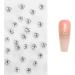 Nail Clear Nails Art White Nail Gems Nail Rhinestones Nails Art Decorations For Acrylic Nails Nails Art White Nail Crystals Gems Clear Nail Rhinestones For Wedding 8mm - Buy Online on GoSupps.com