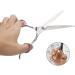 GEMEK Pet Grooming Scissors Set - Professional Stainless Steel Trimmer Kit for Cats and Dogs - 7.5 inch Straight, Thinning, and Curved Scissors with Grooming Combs - Buy Online on GoSupps.com