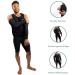 CompressionZ UV Protection Compression Arm Sleeves for Men & Women - Black Elbow Sleeve - Buy Online on GoSupps.com