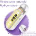 FOCCAR Eyelash Curler Wand - USB Rechargeable Warmer Quick Warm-Up Multi-purpose Ergonomic Eyelash Heated Curler Curling Supplies for Holiday Party & Business Trip - Buy Online on GoSupps.com