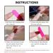 Buy French Tip Press on Nails - Medium Square Glossy Pink & White Duckbill Design - Reusable Rhinestone Fake Nails | Cute Duck Feet Full Cover Acrylics - Buy Online on GoSupps.com