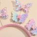 TQUXNGA Glittering Powder Headband Aesthetic Butterfly Hairhoop Festival Headdress Girls Party Headwear Valentines Hairpiece - Buy Online on GoSupps.com