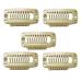 yotijar 5 20 Pieces Hair Extension Wigs Snap Clips Weft Wig Hair Clips - Beige