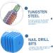 Gogogmee Nail Bits Drill Bits for Nails Women Manicure Supplies Nail Drill Bits Cuticle Pusher Tool Manicure Accessories Manicure Drill Bits Women Nail Drill Bit Tungsten Steel 5.4x1.2cm Colorful - Buy Online on GoSupps.com