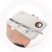 Palette de M lange Maquillage en Acier Inoxydable 2 Pi ces Grosse Taille Carr e 5 Trous avec Spatule Plateau de M lange Fond de Teint et Pigments pour Nail Art et Maquillage - Buy Online on GoSupps.com