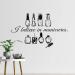 Nail Salon Wall Decoration Durable Waterproof Nail Art Wall Sticker PVC Vinyl Double-sided Visual Effects for Nail Salon Beauty Salons - Buy Online on GoSupps.com