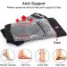 Compression Arch Support Sleeves with Gel Pads for Plantar Fasciitis & Foot Pain Relief - Medium Size (1 Pair) - Buy Online on GoSupps.com